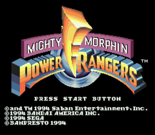 Pantallazo de Mighty Morphin Power Rangers para Sega Megadrive