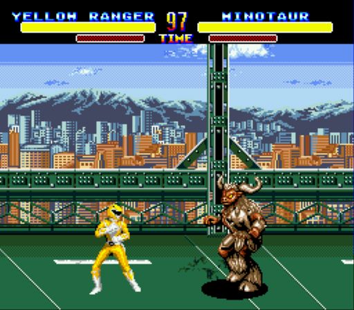 Pantallazo de Mighty Morphin Power Rangers para Sega Megadrive
