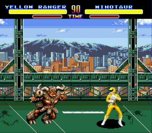 Pantallazo de Mighty Morphin Power Rangers para Sega Megadrive