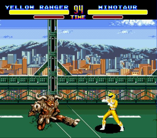 Pantallazo de Mighty Morphin Power Rangers para Sega Megadrive