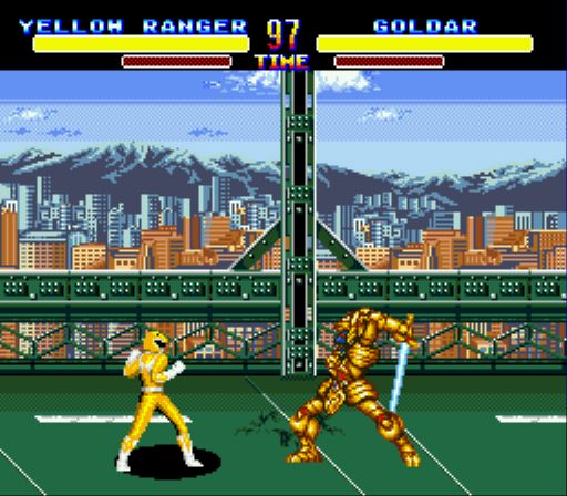 Pantallazo de Mighty Morphin Power Rangers para Sega Megadrive