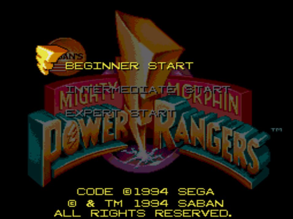 Pantallazo de Mighty Morphin Power Rangers para Sega CD