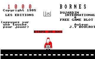 Pantallazo de Mille Bornes F.G.B. para Amstrad CPC