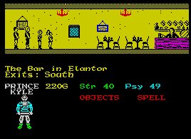 Pantallazo de Mindstone, Quest For The para Spectrum