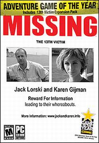 Caratula de Missing: The 13th Victim Expansion Pack para PC
