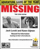 Caratula nº 72333 de Missing: The 13th Victim Expansion Pack (200 x 288)