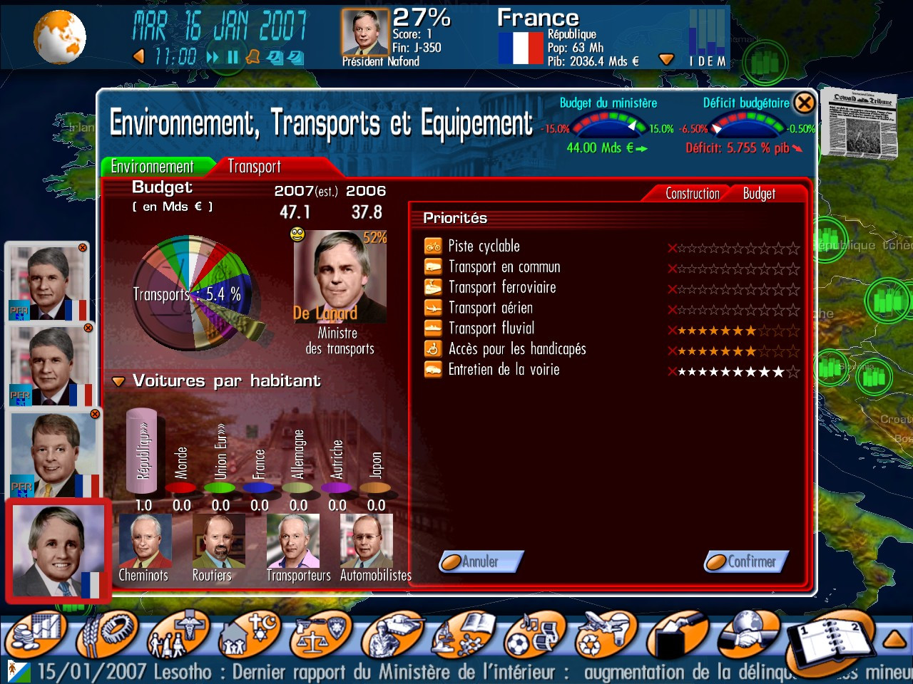 Pantallazo de Mission President: Geopolitical Simulator para PC