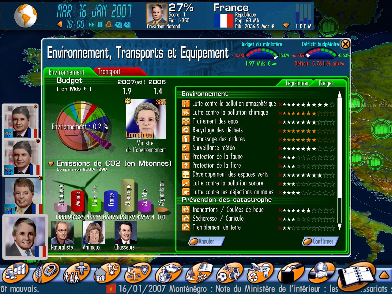 Pantallazo de Mission President: Geopolitical Simulator para PC