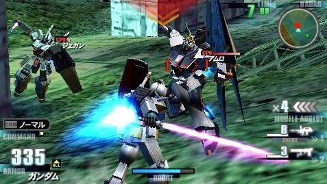 Pantallazo de Mobile Suit Gundam: Gundam Vs. Gundam Next Plus para PSP