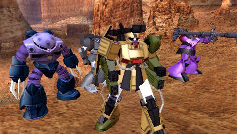 Pantallazo de Mobile Suit Gundam: Senjo no Kizuna para PSP