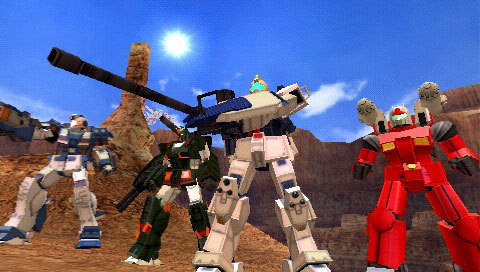 Pantallazo de Mobile Suit Gundam: Senjo no Kizuna para PSP