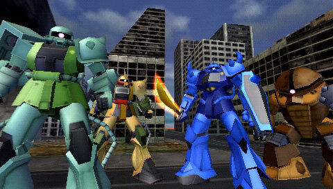Pantallazo de Mobile Suit Gundam: Senjo no Kizuna para PSP