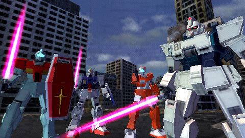 Pantallazo de Mobile Suit Gundam: Senjo no Kizuna para PSP
