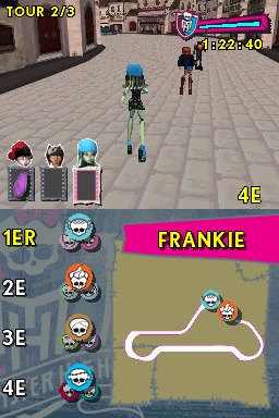 Pantallazo de Monster High El Patinaje Laberintico para Nintendo DS