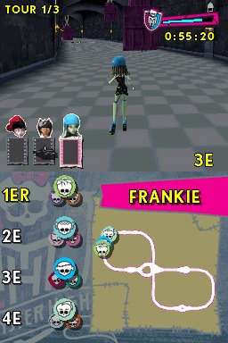 Pantallazo de Monster High El Patinaje Laberintico para Nintendo DS