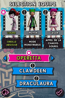 Pantallazo de Monster High El Patinaje Laberintico para Nintendo DS
