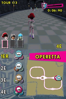 Pantallazo de Monster High El Patinaje Laberintico para Nintendo DS