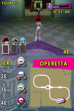 Pantallazo de Monster High El Patinaje Laberintico para Nintendo DS