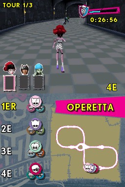 Pantallazo de Monster High El Patinaje Laberintico para Nintendo DS