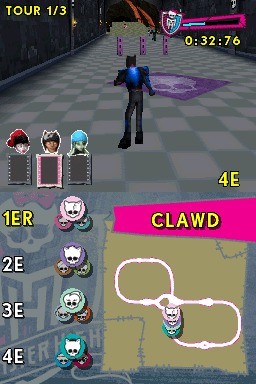 Pantallazo de Monster High El Patinaje Laberintico para Nintendo DS