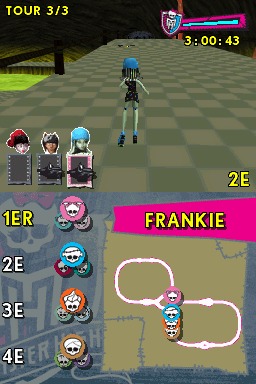 Pantallazo de Monster High El Patinaje Laberintico para Nintendo DS