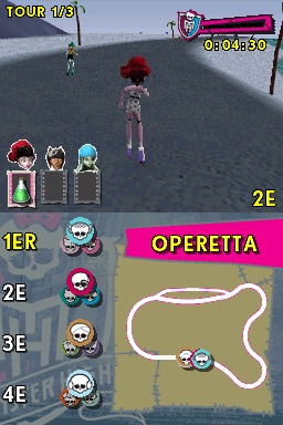 Pantallazo de Monster High El Patinaje Laberintico para Nintendo DS