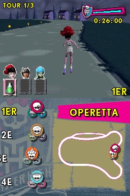 Pantallazo de Monster High El Patinaje Laberintico para Nintendo DS