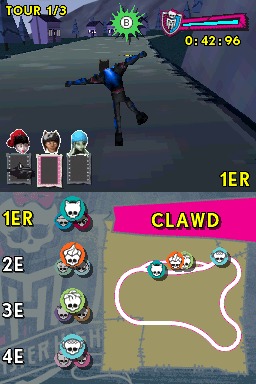Pantallazo de Monster High El Patinaje Laberintico para Nintendo DS