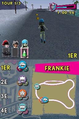 Pantallazo de Monster High El Patinaje Laberintico para Nintendo DS