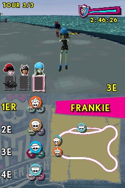 Pantallazo de Monster High El Patinaje Laberintico para Nintendo DS