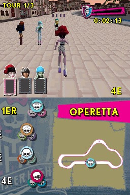 Pantallazo de Monster High El Patinaje Laberintico para Nintendo DS