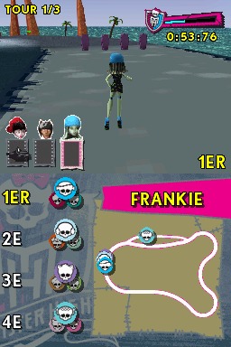 Pantallazo de Monster High El Patinaje Laberintico para Nintendo DS