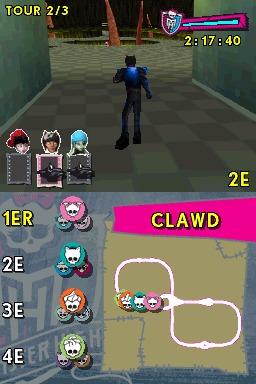 Pantallazo de Monster High El Patinaje Laberintico para Nintendo DS