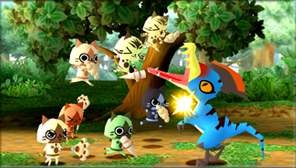 Pantallazo de Monster Hunter Nikki: PokaPoka Airu Village para PSP