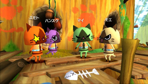 Pantallazo de Monster Hunter Nikki: PokaPoka Airu Village para PSP