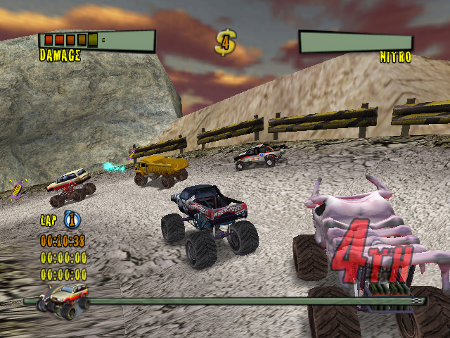 Pantallazo de Monster Trux Extreme: Offroad Edition para Wii