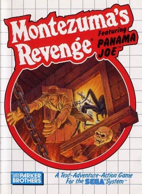 Caratula de Montezuma's Revenge featuring Panama Joe para Sega Master System