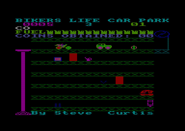 Pantallazo de Morris Meets The Bikers para Amstrad CPC