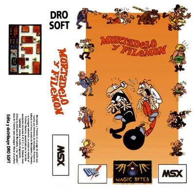 Caratula de Mortadelo y Filemon para MSX