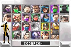 Pantallazo de Mortal Kombat Advance para Game Boy Advance
