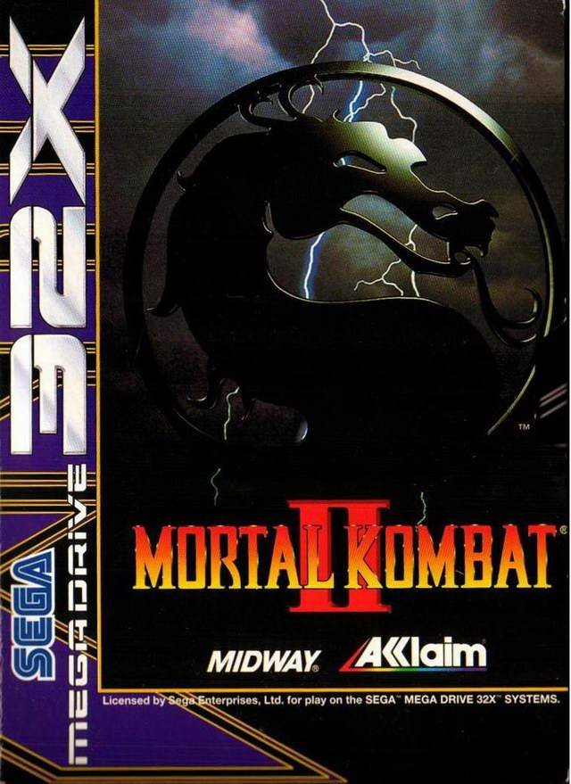 Caratula de Mortal Kombat II para Sega 32x