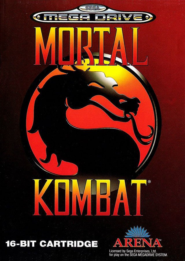 Caratula de Mortal Kombat para Sega Megadrive