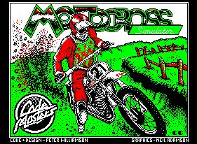 Pantallazo de Moto Cross Simulator para Amstrad CPC