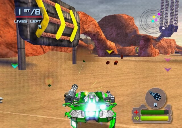 Pantallazo de Motorsiege: Warriors of Primetime para PlayStation 2