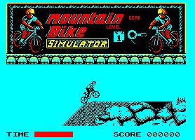 Pantallazo de Mountain Bike Simulator/Mountain Bike 500 para Amstrad CPC