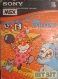 Caratula de Mr. Do vs. Unicorns para MSX