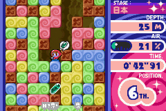 Pantallazo de Mr. Driller Ace - Strange Bacteria (Japonés) para Game Boy Advance