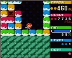 Pantallazo de Mr. Driller para Game Boy Color