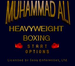 Pantallazo de Muhammad Ali Heavyweight Boxing para Sega Megadrive