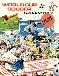 Caratula de Mundial de Fútbol Italia 90 para Amstrad CPC